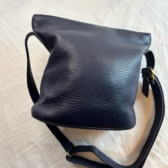 Coach Vtg Pebbled Blue Leather Bucket Bag - Picture 2 of 14